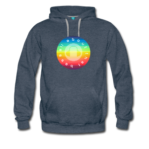 All About That Bass Men’s Premium Hoodie - heather denim