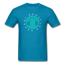 Load image into Gallery viewer, All about the bass EDM Men&#39;s T-Shirt - turquoise