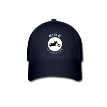 Load image into Gallery viewer, RIDEe of your Life Biker Hat - navy