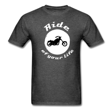 Load image into Gallery viewer, BIKER Ride of Your Life T-Shirt - heather black