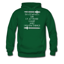 Load image into Gallery viewer, That&#39;s What I Do Gamer Men&#39;s Hoodie - forest green