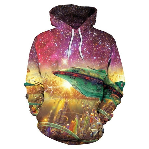 Octopus Space Hoodies Sweatshirts Galaxy 3D Printed Hoodie