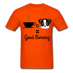 COFFE & DOGGY T-Shirt - orange