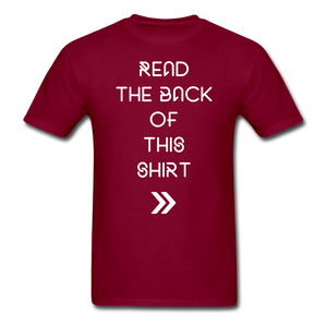 FUNNY Tee - burgundy
