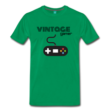 Load image into Gallery viewer, Vintage GAMER Men&#39;s Premium T-Shirt - kelly green