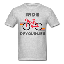 Load image into Gallery viewer, Ride of Your Life Bike Tee - heather gray