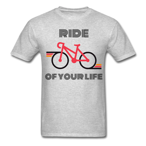 Ride of Your Life Bike Tee - heather gray
