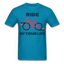 Load image into Gallery viewer, Ride of Your Life Bike Tee - turquoise