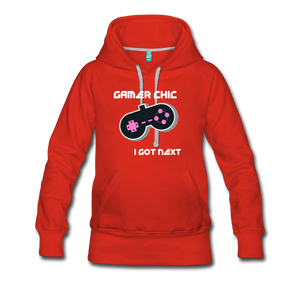 GAMER Chic Women’s Premium Hoodie - red