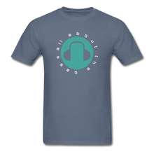 Load image into Gallery viewer, All about the bass EDM Men&#39;s T-Shirt - denim