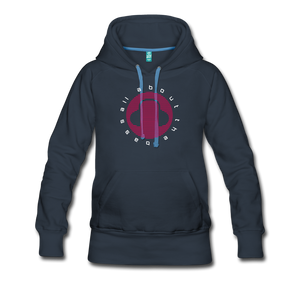 All About the Bass EDM Women’s Premium Hoodie - navy