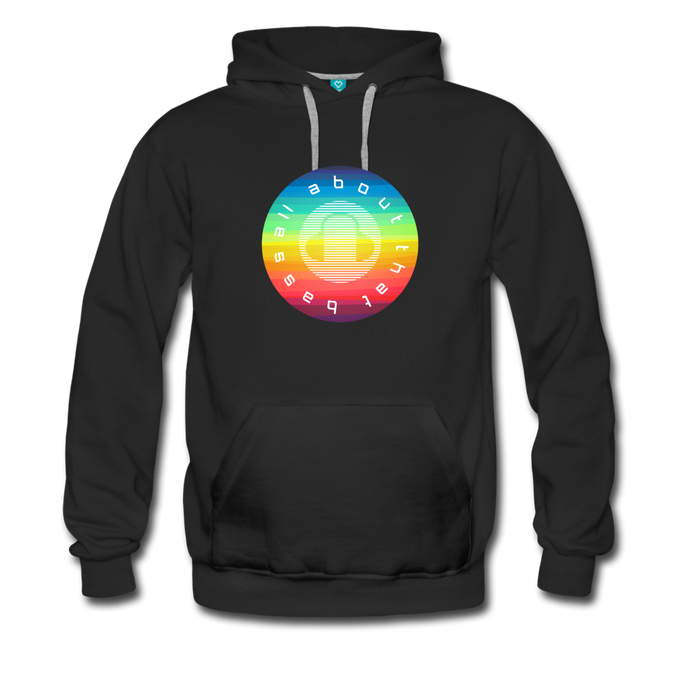 All About That Bass Men’s Premium Hoodie - black