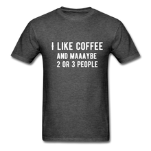 Load image into Gallery viewer, COFFEE tee - heather black