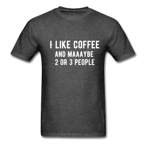 COFFEE tee - heather black