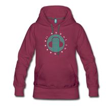 Load image into Gallery viewer, All About the Bass Women’s Premium Hoodie - burgundy