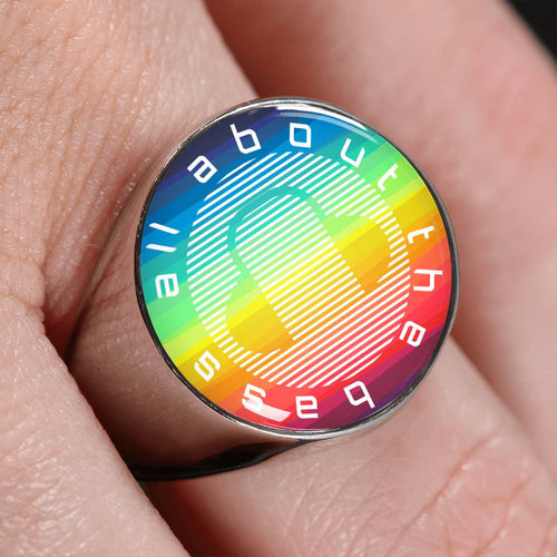 All About the Bass EDM Rainbow Ring