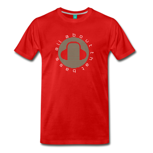 All About the Bass EDM Men's Premium T-Shirt - red