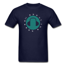 Load image into Gallery viewer, All about the bass EDM Men&#39;s T-Shirt - navy