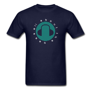 All about the bass EDM Men's T-Shirt - navy