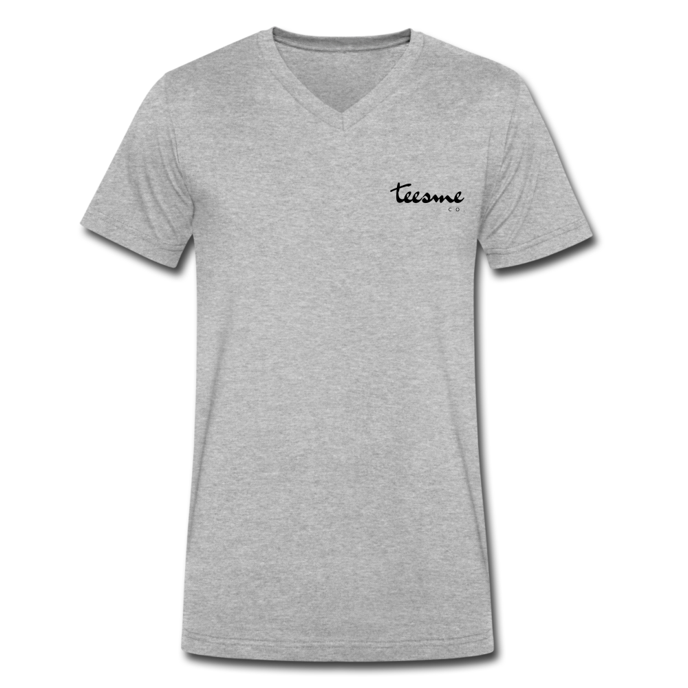 Teesme Co Men's V-Neck T-Shirt - heather gray
