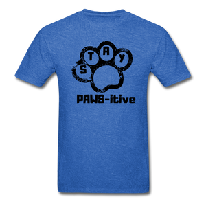 Stay Paws-itive  T-Shirt - mineral royal