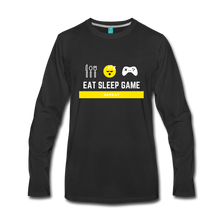 Load image into Gallery viewer, Men&#39;s Premium Long Sleeve T-Shirt - black