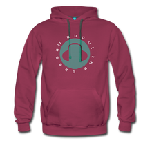 Load image into Gallery viewer, All about Bass EDM Men’s Premium Hoodie - burgundy