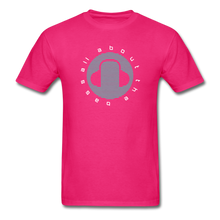 Load image into Gallery viewer, All about the bass EDM Men&#39;s T-Shirt - fuchsia