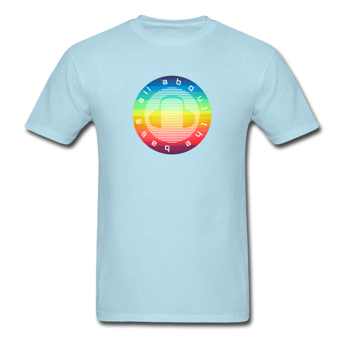 All about the bass EDM T-Shirt - powder blue