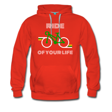 Load image into Gallery viewer, Ride of your Life Men’s Premium Hoodie - red