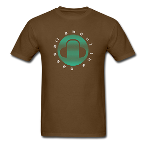 All about the bass EDM Men's T-Shirt - brown