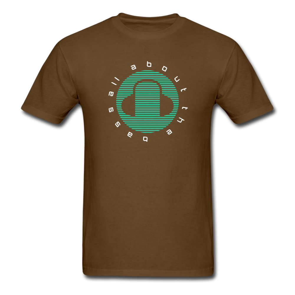 All about the bass EDM Men's T-Shirt - brown