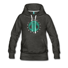 Load image into Gallery viewer, All About the Bass Women’s Premium Hoodie - charcoal gray