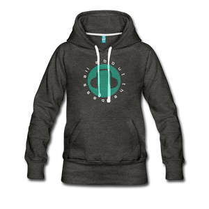 All About the Bass Women’s Premium Hoodie - charcoal gray