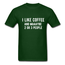 Load image into Gallery viewer, COFFEE tee - forest green