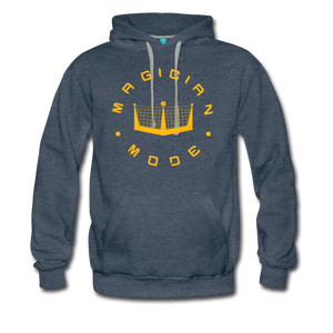 DINKING Magician Mode Men’s Premium Hoodie - heather denim