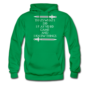 That's What I Do Gamer Men's Hoodie - kelly green