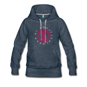 All about bass EDM Women’s Premium Hoodie - heather denim