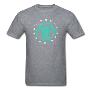 All about the bass EDM Men's T-Shirt - mineral charcoal gray