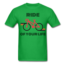 Load image into Gallery viewer, Ride of Your Life Bike Tee - bright green