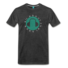 Load image into Gallery viewer, All About the Bass EDM Men&#39;s Premium T-Shirt - charcoal gray