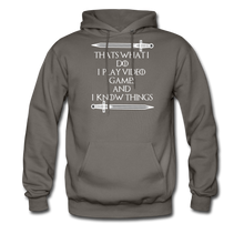 Load image into Gallery viewer, That&#39;s What I Do Gamer Men&#39;s Hoodie - asphalt