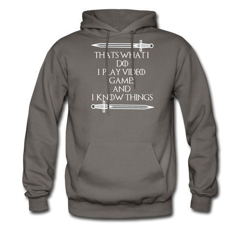 That's What I Do Gamer Men's Hoodie - asphalt