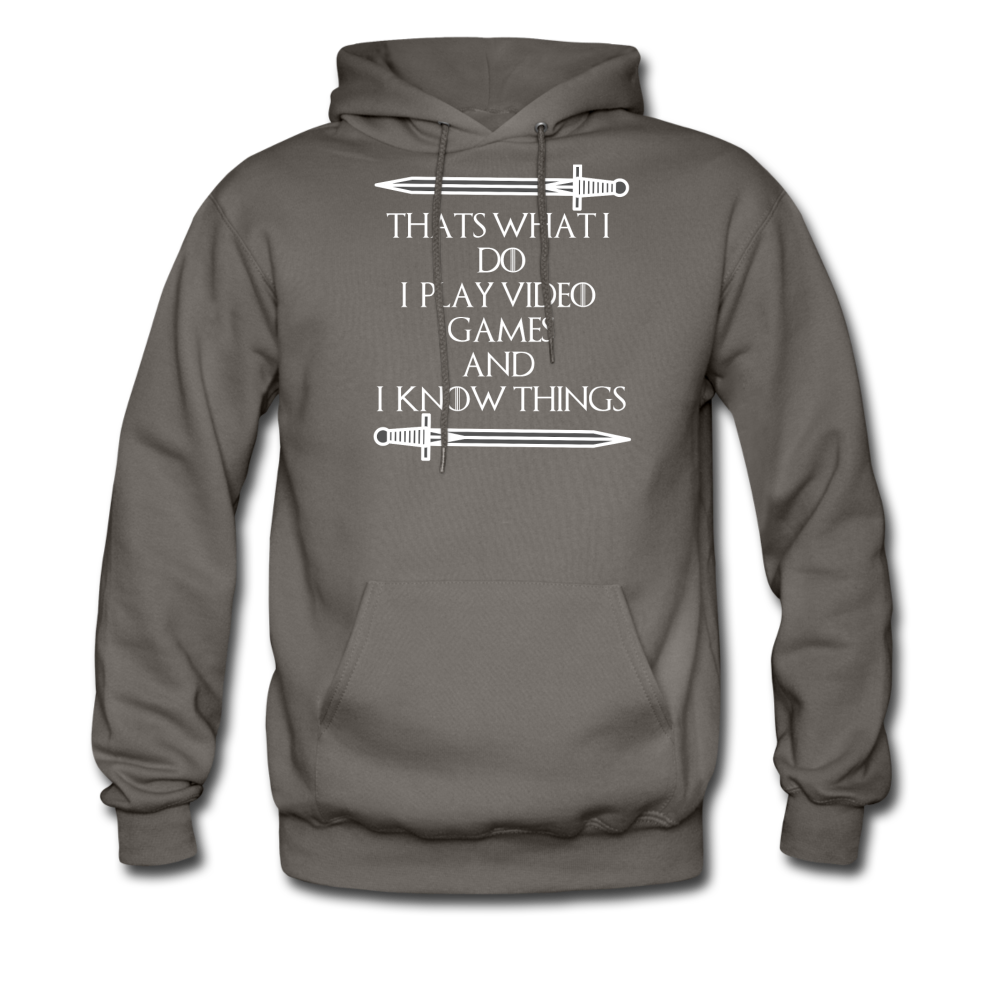 That's What I Do Gamer Men's Hoodie - asphalt