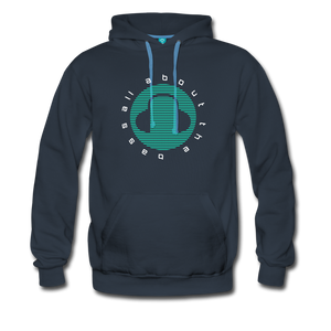 All about Bass EDM Men’s Premium Hoodie - navy
