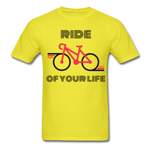 Ride of Your Life Bike Tee - yellow