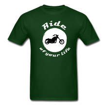 Load image into Gallery viewer, BIKER Ride of Your Life T-Shirt - forest green