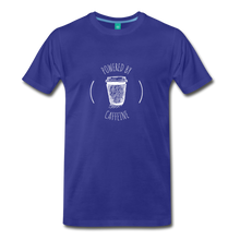Load image into Gallery viewer, Powered By Caffeine Unisex Premium T-Shirt - royal blue