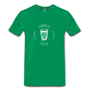 Powered By Caffeine Unisex Premium T-Shirt - kelly green