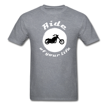 Load image into Gallery viewer, BIKER Ride of Your Life T-Shirt - mineral charcoal gray